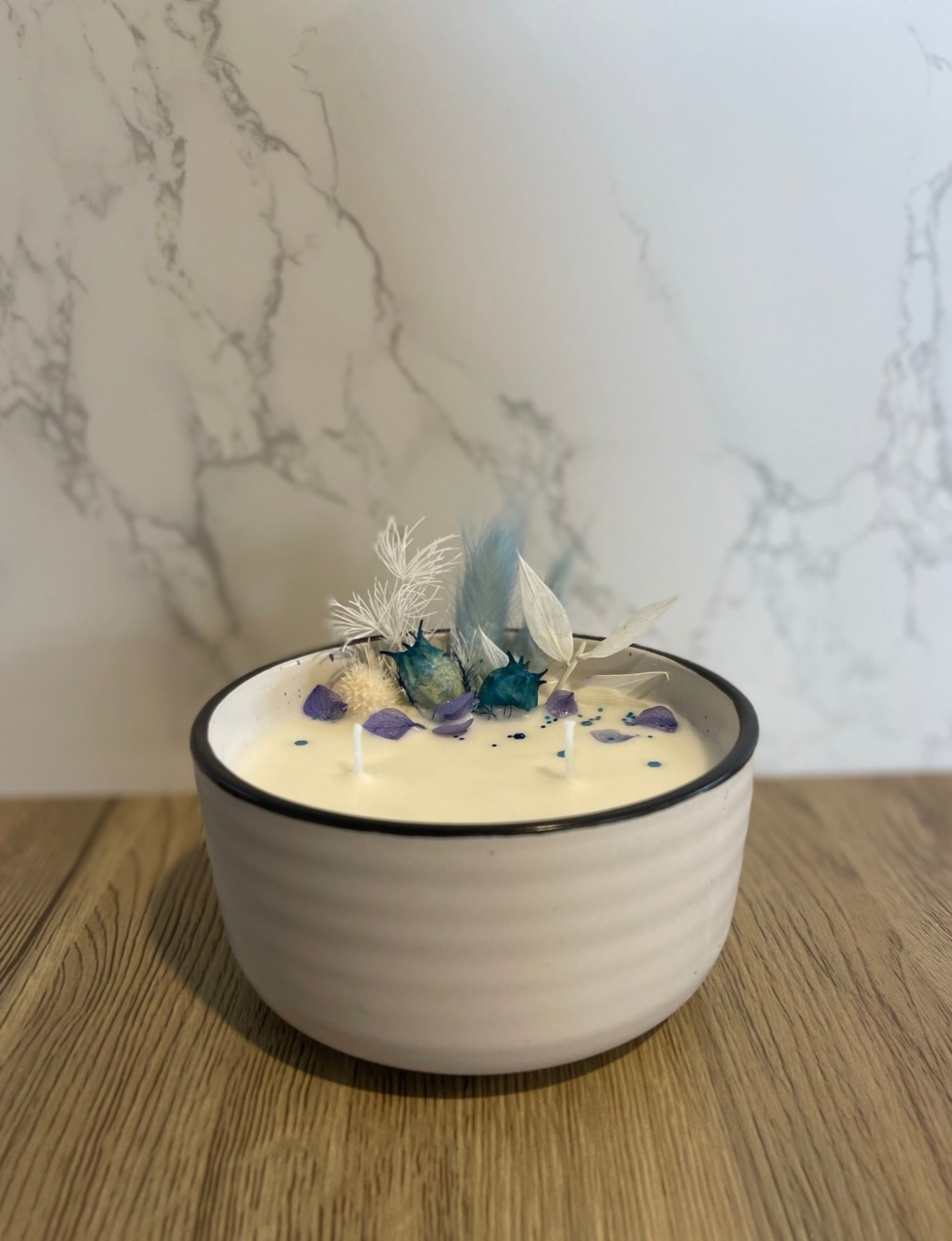 Blue Floral Bowl