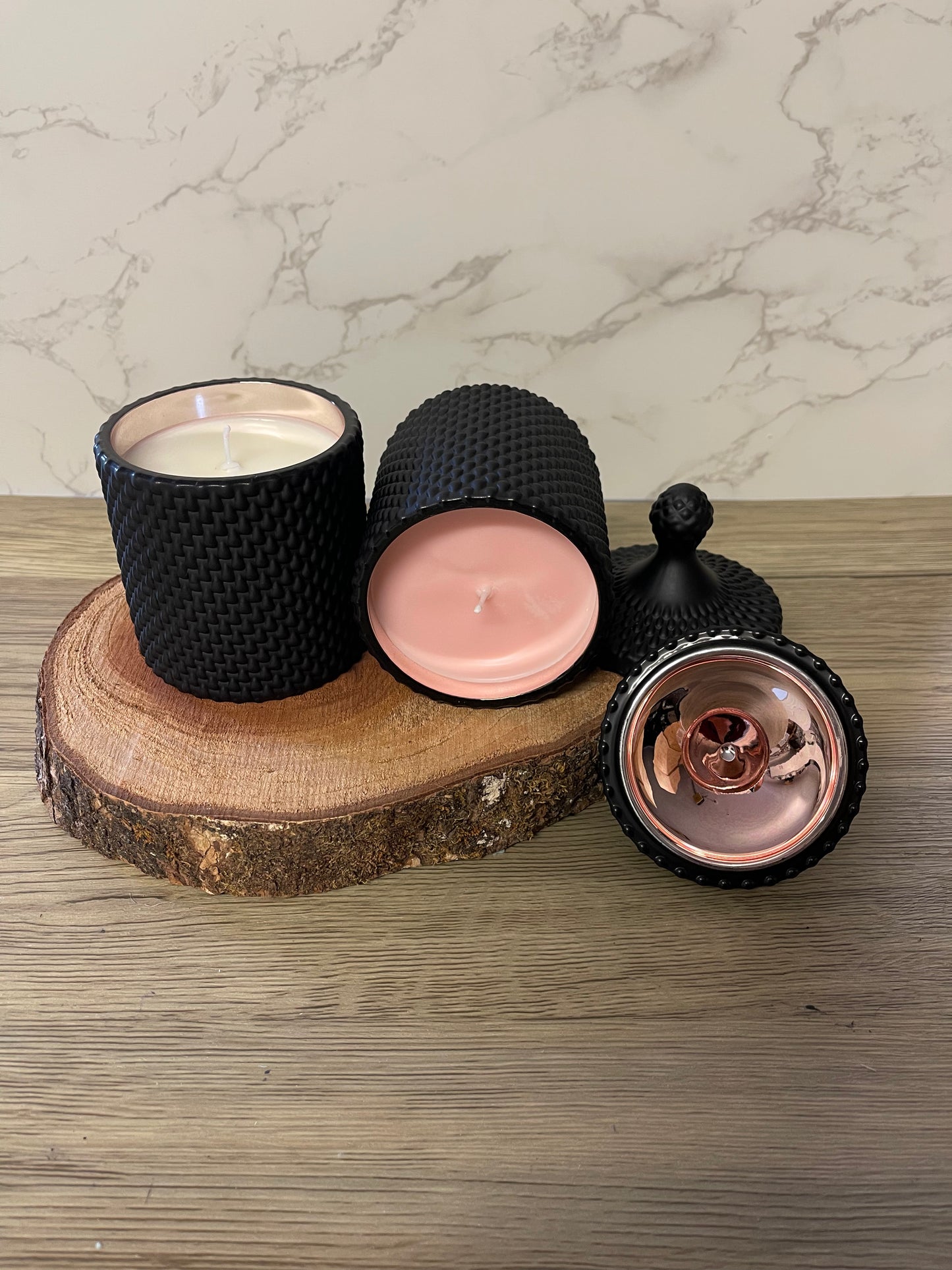 Black & Rose Gold